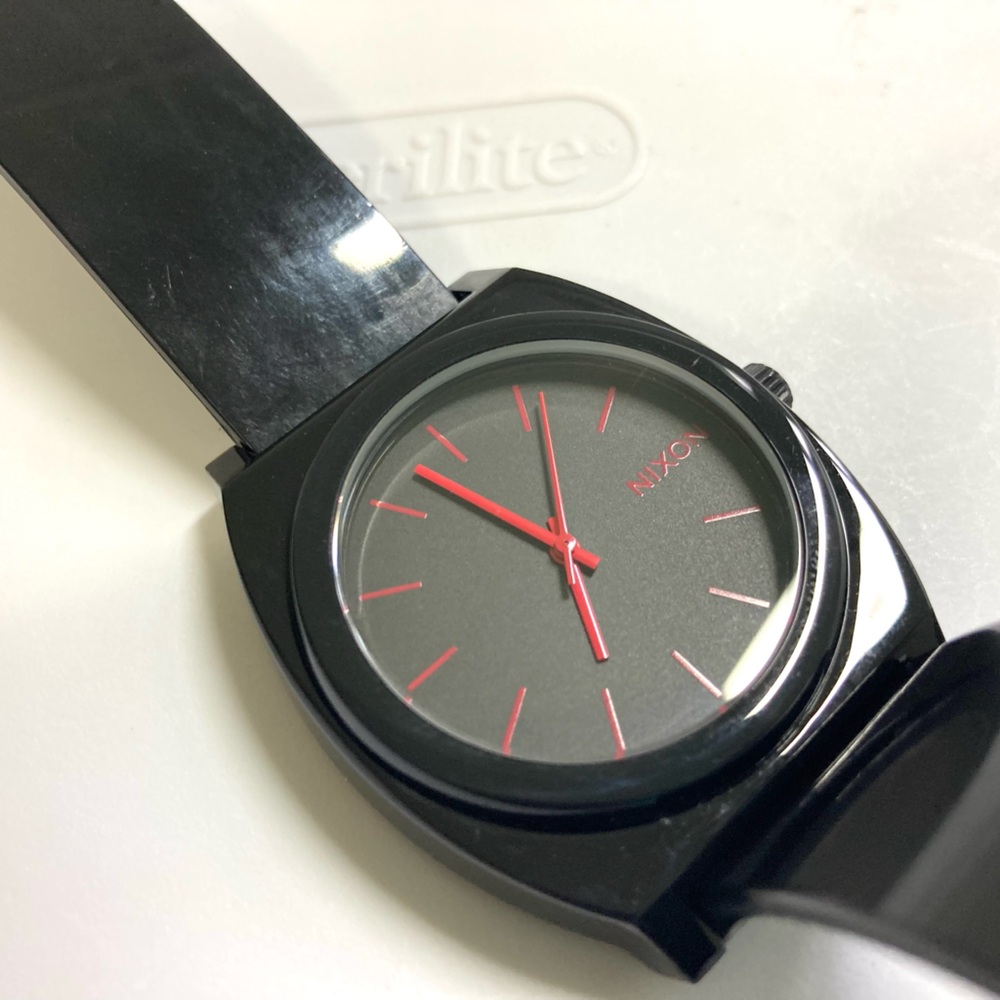 Nixon Black and Red Women's Watch